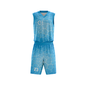Uniforme de basket-ball respirant sur mesure avec logo personnalisé, taille plus - Product Image 1