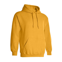 Sudadera con Capucha Amarilla Estampada Digitalmente Personalizada, Unisex, 100% Algodón, Mangas Largas, Ecológica, Estilo Urbano de Invierno, Talla Grande
