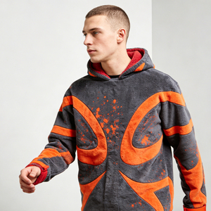 Sweat-shirts chauds pour hommes, personnalisables avec logo, en polaire surdimensionnée, 100% coton, écologiques, style streetwear vintage - Product Image 4