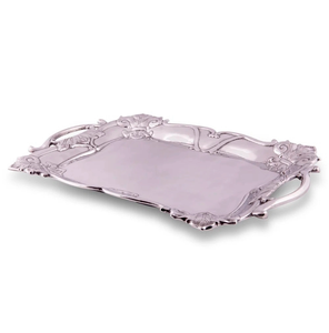Plateau rectangulaire en métal doré pour le service de pain, desserts, bonbons, café, thé, aliments et fruits – Fournisseur indien - Product Image 6