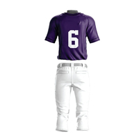 Nouvel uniforme de baseball unisexe sur mesure, impression numérique de haute qualité, matière polyester respirante, service OEM