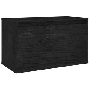 Armadietti TV in legno massello di pino nero da 5 pezzi per soggiorno - Product Image 5