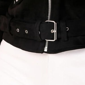 Nouvelles vestes en cuir souple pour femmes, style motard, automne-hiver, vêtements décontractés streetwear pour femmes, vestes en cuir - Product Image 5