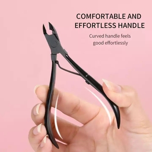 Cortacutículas de Acero Inoxidable Curvo de Alta Calidad 2026 con Abertura de Mandíbula Ancha para Bebés y Manicura Profesional - Product Image 4