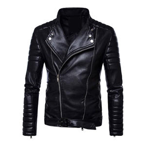 Blouson Bomber Moto en Cuir PU Imperméable pour Homme, Grande Taille 5XL, Multi-Designs, Veste Extérieure - Product Image 5