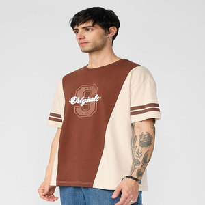 Camiseta Unisex de Punto con Hombros Caídos, de Seda/Algodón, Antibolitas, Secado Rápido, Alta Calidad, al por Mayor para Hombre - Product Image 2