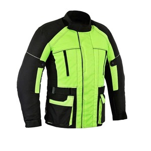 <b>Men</b> Winter Cadura High Street Style Solid Color Casual <b>Jackets</b> <b>Canvas</b> Fabric Light Green Black Color Front Moto Biker Outdoor - Product Image 4