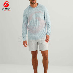 Wholesale Men's <b>UV</b> <b>Protection</b> Fishing <b>Hoodie</b> Quick Dry Long Sleeve Athletic Performance <b>hoodie</b> - Product Image 1