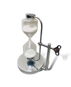 Reloj de Arena Moderno de Aluminio de 6'' con Diseño Giratorio, Temporizador de Cocina Resistente al Agua y Ecológico con Control Táctil - Product Image 3