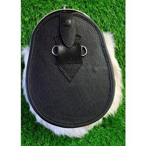 Handmade <b>White</b> Rabbit <b>Fur</b> <b>Dress</b> Sporran Staghead Cantle Scottish Kilt Sporran Custom OEM ODM - Product Image 4