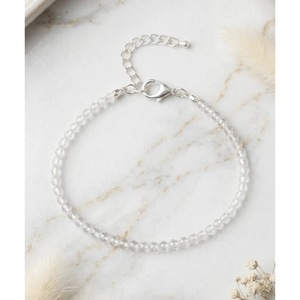 Wholesale Handcrafted Natural Crystal Quartz <b>Beaded</b> <b>Bracelet</b> Crystal Quartz Clarity ARC <b>Bracelet</b> for Crystal <b>Bracelets</b> Bangles - Product Image 1