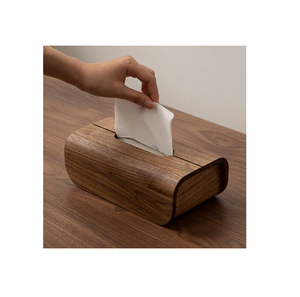 Top Rated Solid Wood Tissue <b>Box</b> Holder with Modern Carved Design Custom Finished & High Quality Home Hotel Tableware Item - Product Image 5