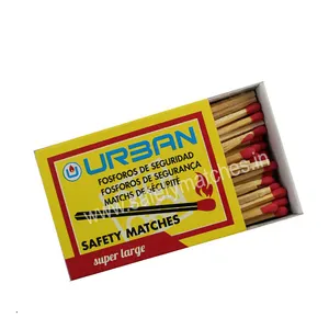 Pertandingan dapur dengan korek ukuran 118x65x25mm 250 tongkat pertandingan kualitas tinggi pertandingan kayu di kotak karton