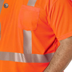 Camisa de seguridad profesional para trabajadores de obra, estilo de alta visibilidad con ajuste cómodo y flexible - Product Image 4