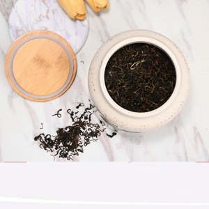 Nature Inspired <b>Storage</b> Canister Speckled Finish Airtight Bamboo Lid Stylish Kitchen Organizer Fresh Countertop <b>Storage</b> - Product Image 2