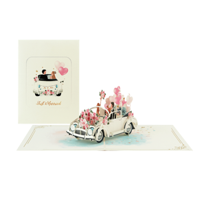 Carte Kiricard 'CardHappy' pop-up pour mariage vietnamien, Saint-Valentin, amour, artisanat, design, faible MOQ, impression offset sur papier - Product Image 3