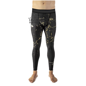 <b>Men's</b> Gym Leggings Athletic <b>Compression</b> Pants Four Way Stretch Breathable Running Workout Fitness Training Performance <b>Tights</b> - Product Image 1