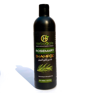 HerboGate Rosemary <b>Shampoo</b> 400ml Deep Cleansing Hair Care for Scalp Nourishment and Daily Hair Wellness - Product Image 2