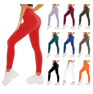 Leggings de sport pour femmes, nouvelle collection, haute qualité, taille élastique, pour entraînement, gym, fitness, yoga, en gros. - Product Image 1