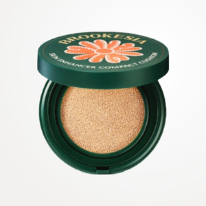 Base de maquillaje en cojín coreana Brukesia Skin Enhancer Matte Cushion No 1 Pale Peach, base de maquillaje en cojín, base de maquillaje con efecto aerógrafo - Product Image 3