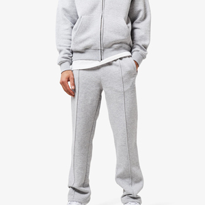 Ensemble de survêtement décontracté sportif 2-en-1 pour homme, coupe régulière, en molleton 100 % coton, avec cordon de serrage, poches latérales, style Y2K - Product Image 5