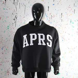 Sudadera APRS BLACK con cuello alto, 100% BLANCA, con apliques bordados, cuello ancho, URBAN PRODUCTIONS - Product Image 2