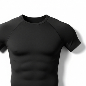 T-shirt de compression pour homme, sous-vêtement technique à séchage rapide, haute élasticité, pour la gym, la course à pied, le jogging et la randonnée - Product Image 2