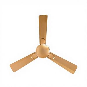 Ventilador de Techo Aura 2 de 48 mm Dorado |   Decorativo de Alta Velocidad |   Eficiente en la Consumación de Energía |   Cuchillas de Aleación de Aluminio |   Control Remoto |   Motor |   5 - Product Image 1