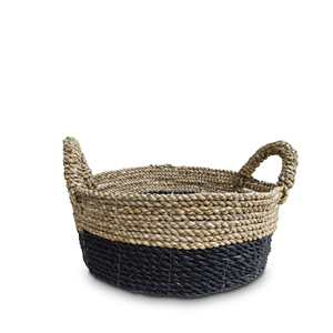 Cesta de Almacenamiento Circular de Seagrass Natural Ecológica con Asa, Tamaño Mini, Diseño Moderno, Multifuncional para Almacenamiento de Juguetes - Product Image 2