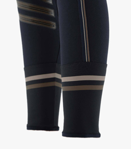 Women's Equestrian Jodhpur Breeches Zipper Pockets Horse Riding Tights with Silicone Grip <b>Knee</b>-<b>Patch</b> Full Seat Made of Spandex - Product Image 3