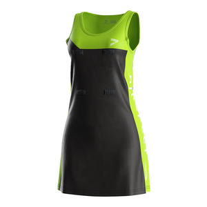 <b>Custom</b> Unisex Adult Netball <b>Dress</b> Uniform Anti-Bacterial Nylon/Cashmere Fabric 3D Pattern Digital Printing Customizable Slim Fit - Product Image 1