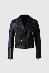 <b>Leather</b> Motorcycle <b>Jacket</b> Waterproof Reversible Breathable Windproof for <b>Men</b> - Product Image 3