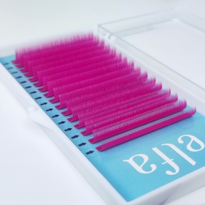 Extensions de cils plein volume en fibre Hy LON de différentes couleurs (ombre et néon UV) pour un attrait visuel amélioré - Product Image 2