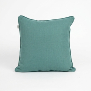 Housse de coussin décorative carrée unie en tissu doux tissé vert uni pour canapé, lit, bureau, salon, textile de maison - Product Image 1