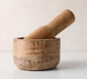 ครกอะคาเซียและสาก100มล. ทำจากไม้จำเป็นสำหรับห้องครัว - Product Image 4