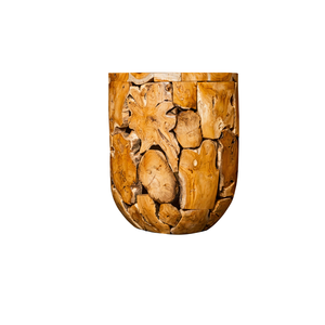 Mesa de Centro ARTERRA de Lujo, Rústica, Hecha a Mano con Raíz de Teca Cilíndrica, para Sala de Estar, Muebles para el Hogar - Product Image 2