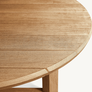 Table en teck de qualité supérieure, style moderne et épuré, idéale pour l'extérieur, résistante aux intempéries, en promotion. - Product Image 6