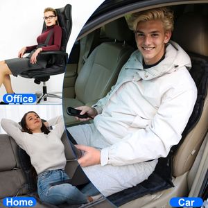 Coussin de massage multifonctionnel pour le corps entier avec chaleur et vibrations ciblées, soutien lombaire et minuterie – Produit de qualité - Product Image 3