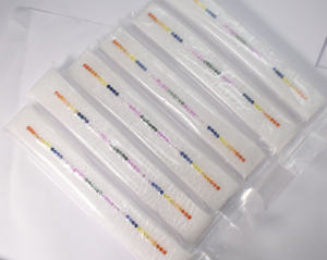 Multi zafiro Arco Iris zafiro 3 mm corte de diamante redondo pulsera de moda joyería para mujer regalo pulsera de zafiro fabricación de collares - Product Image 3