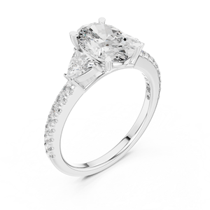 Conjunto de anillo nupcial elegante de 14K | Anillo de boda de compromiso - Product Image 6