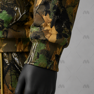 Ensemble de survêtement camouflage unisexe hiver, coupe oversize, avec pantalon de jogging long pour l'extérieur, imprimé par sublimation, en Spandex/Coton, pour la chasse - Product Image 6