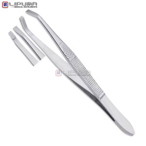 Pinzas Profesionales para Cejas con Agarre Antideslizante Premium, Nuevo Diseño para un Modelado Preciso de las Cejas, Punta Inclinada - Product Image 5