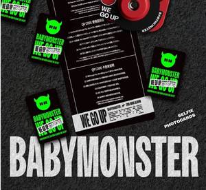BABYMONSTER มินิอัลบั้มชุดที่2 [WE GO UP] พวงกุญแจมินิบีมเวอร์ชันอัลบั้มออฟฟิเชียลของกลุ่มไอดอลเกาหลี KPOP ซีดีสะสมของขวัญฟรีสำหรับแฟนคลับ - Product Image 4