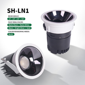 Projecteur mural à angle réglable pour cuisines et salles de bain, étanche <span class=keywords><strong>IP65</strong></span>, anti-buée, anti-graisse, projecteur LED encastré Ra92 - Product Image 1