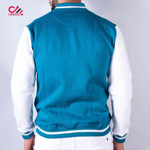 Veste universitaire d'hiver pour homme sur mesure OEM, col montant, qualité supérieure, coupe-vent, écologique et respirante. - Product Image 3