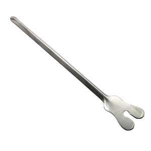 Butterfly Manual Retractor for Tongue Tie Surgery Steel Grooved Dental <b>Physical</b> Therapy Instruments with Plain Tip End Director - Product Image 3