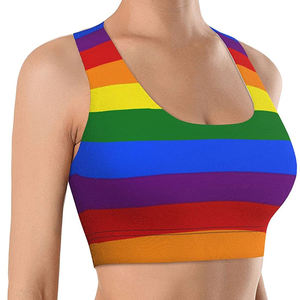 Venta al por mayor de sujetadores deportivos de yoga para mujer de alta calidad, los mejores sujetadores deportivos transpirables con sublimación para mujer, para venta en línea. - Product Image 2