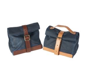 Sac isotherme classique en cuir et toile durable, fermeture éclair, imperméable, réutilisable, pour le transport de nourriture, LCLB-0022 - Product Image 6