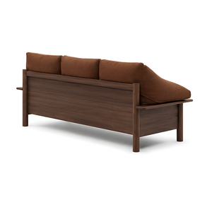 Sofá de 3 Plazas de Madera Maciza de Lujo con Cojines Tapizados, Muebles Modernos para Sala de Estar, Salón, Hotel, Apartamento - Product Image 5