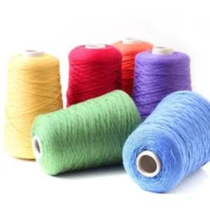 Fil à tricoter 100% coton indien, filé à cœur, à filature ouverte, écologique, recyclé, teint en masse, cardé, pour tricot à la main, en carton - Product Image 2